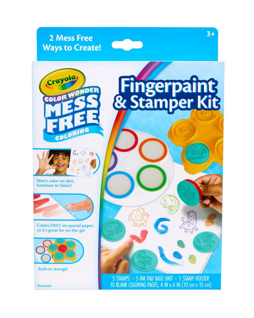 Crayola Color Wonder Mess Free Fingerpaint & Stamper Kit