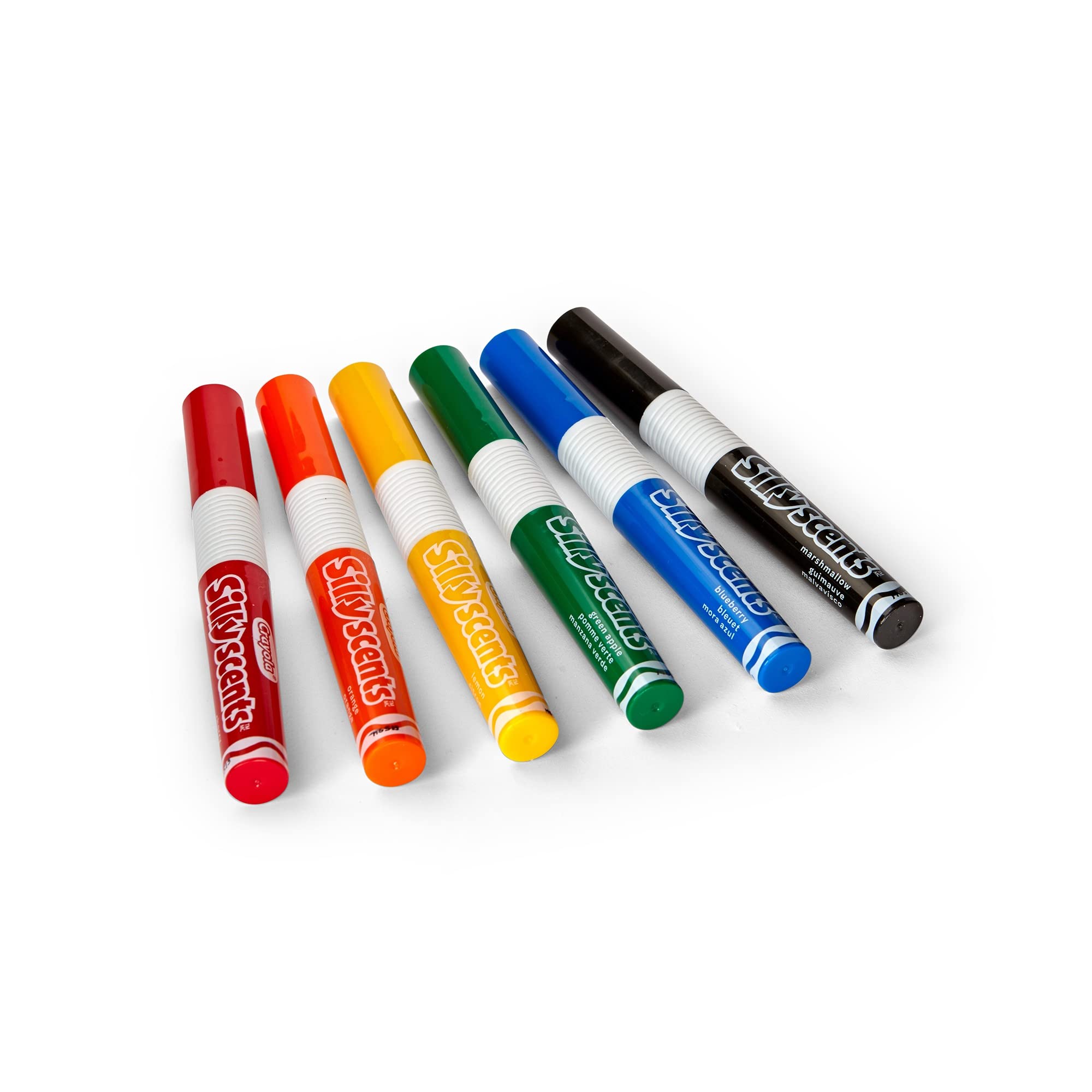 Crayola Silly Scents Scented Markers, Washable, 6Count