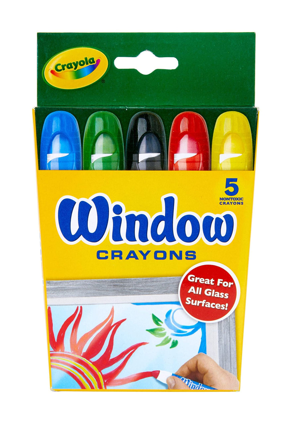 Crayola Washable Window Crayons, Glass and Window Art Supplies