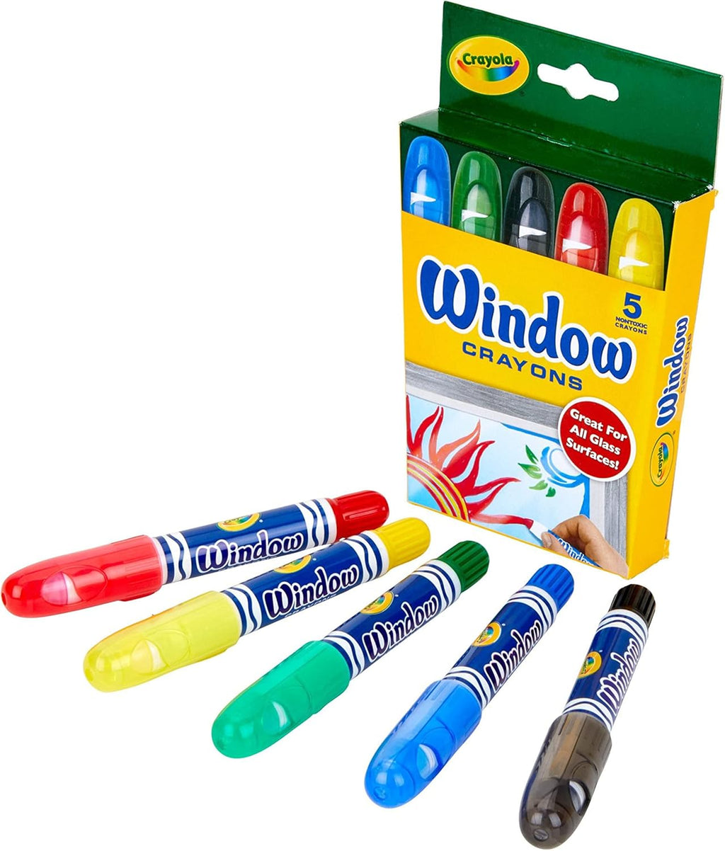 Crayola Washable Window Crayons, Glass and Window Art Supplies