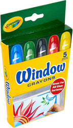 Crayola Washable Window Crayons, Glass and Window Art Supplies