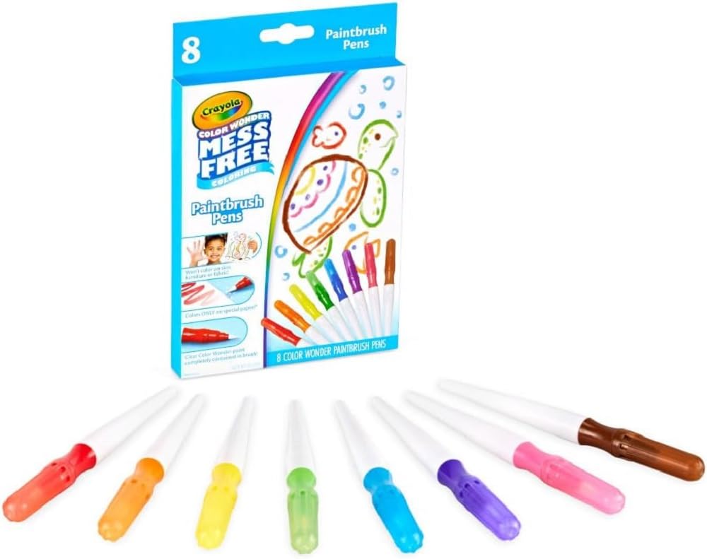 Crayola Color Wonder Paintbrush Pens, Mess Free Paint Set