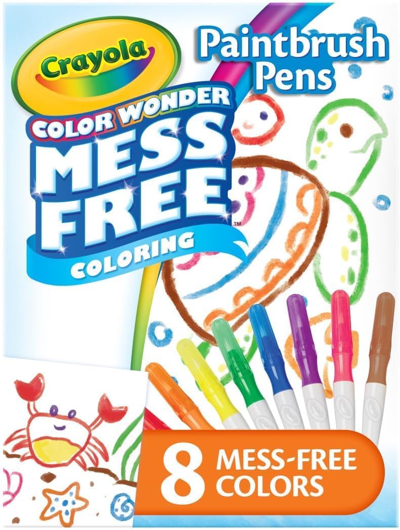 Crayola Color Wonder Paintbrush Pens, Mess Free Paint Set