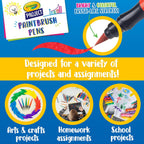 Crayola Washable No Drip Paint Brush Pens, Paint Set for Kids, 5 ct