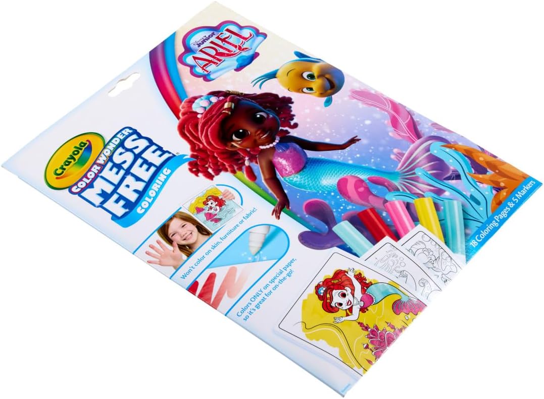 Crayola Color Wonder Disney Junior Ariel Mess Free Coloring Pages