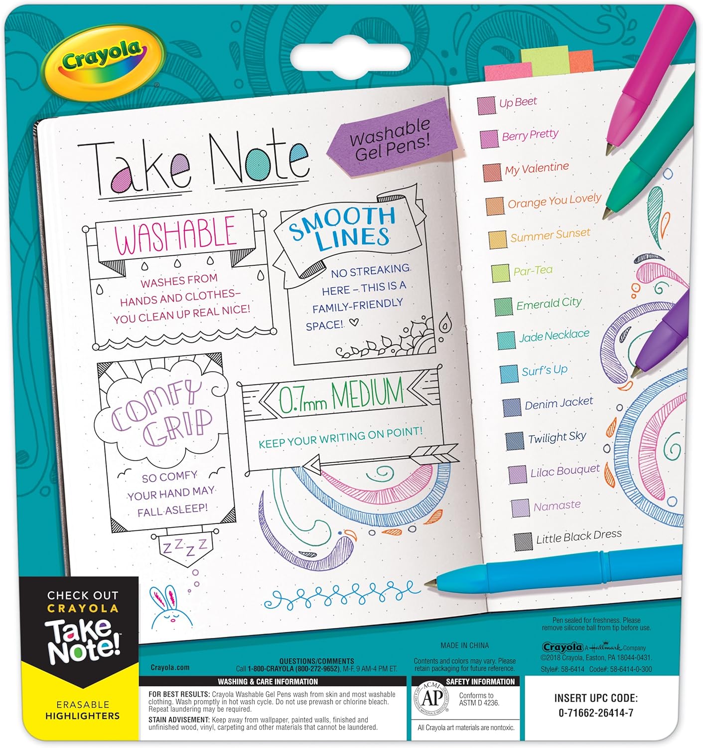 Crayola Colored Gel Pens