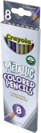 Crayola Metallic FX Colored Pencils - 8 Pencils 1 Count (Pack of 1)