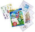 Crayola Retired Colors Coloring & Activity Set, Retired Crayons & Stickers