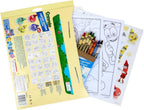 Crayola Retired Colors Coloring & Activity Set, Retired Crayons & Stickers