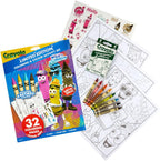 Crayola Retired Colors Coloring & Activity Set, Retired Crayons & Stickers