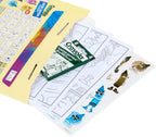Crayola Retired Colors Coloring & Activity Set, Retired Crayons & Stickers