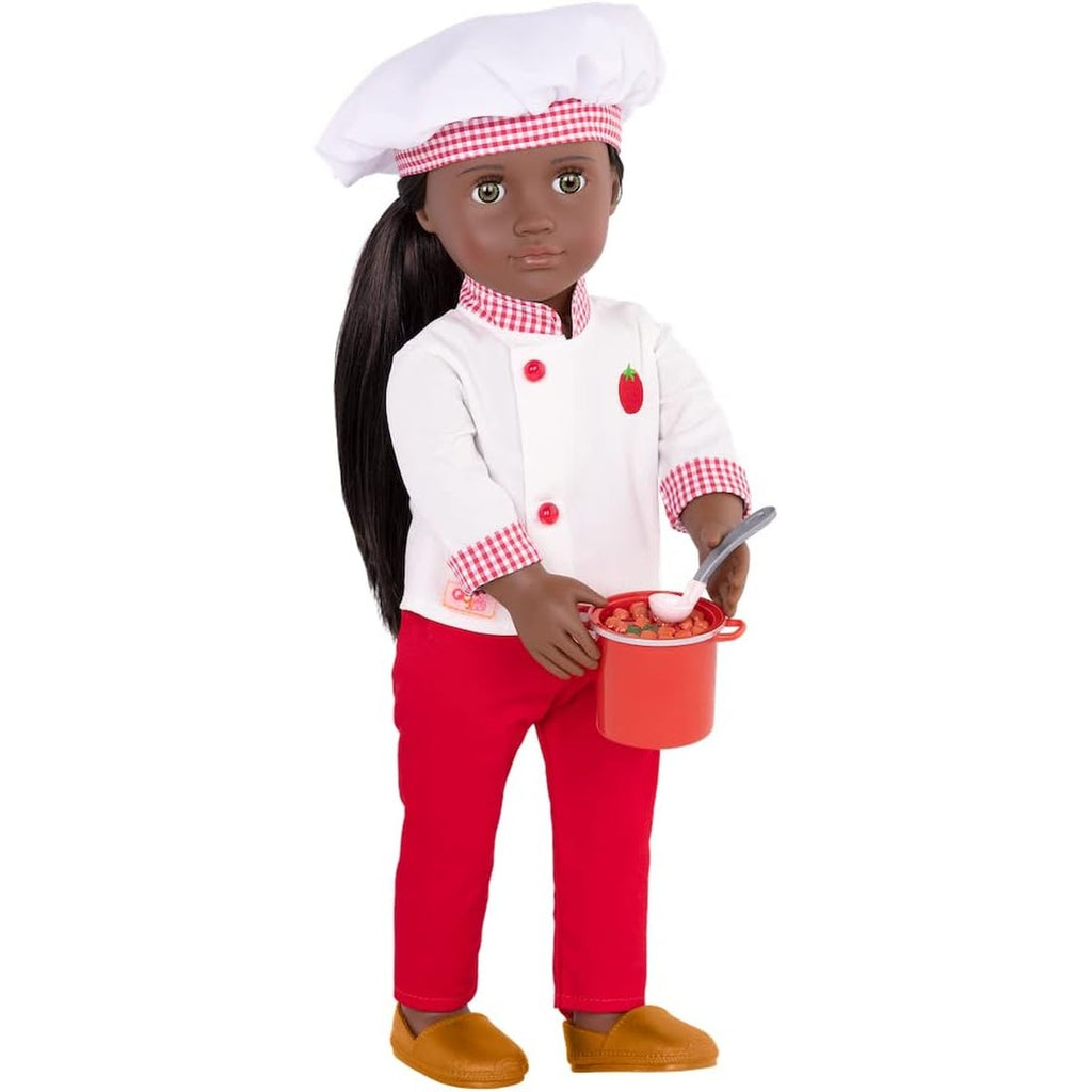 Our Generation 18 cm Fashion Doll in Colour Block Outfit, Shay