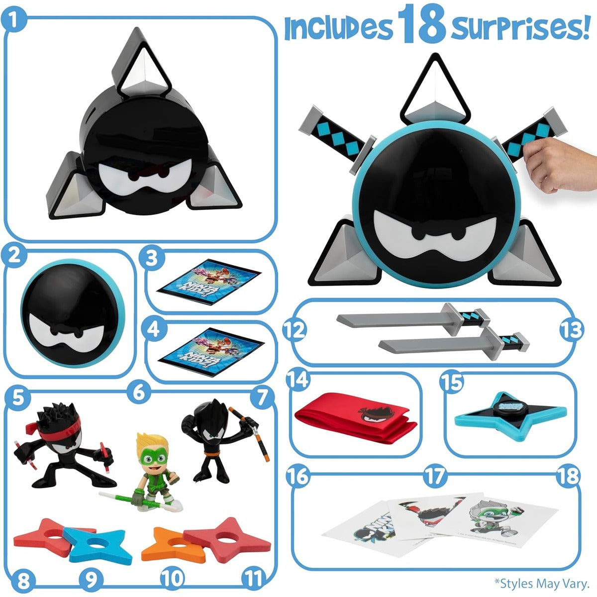 Ninja Kidz Mystery Warrior Pack