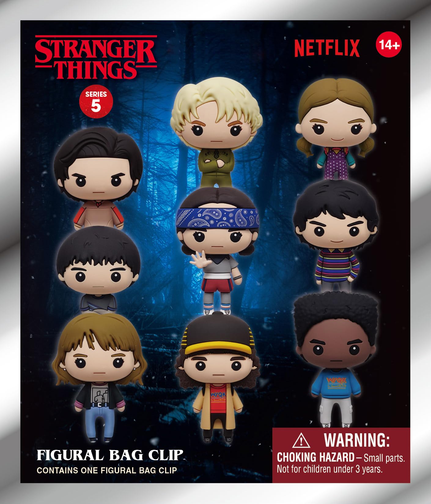 Stranger Things - Series 5-3D Foam Bag Clip Blind Bag - 24pc PDQ