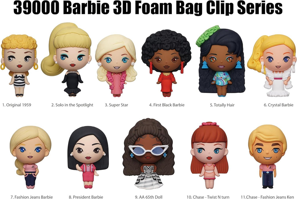 Barbie Series 1 5" Collectible Bag Clip