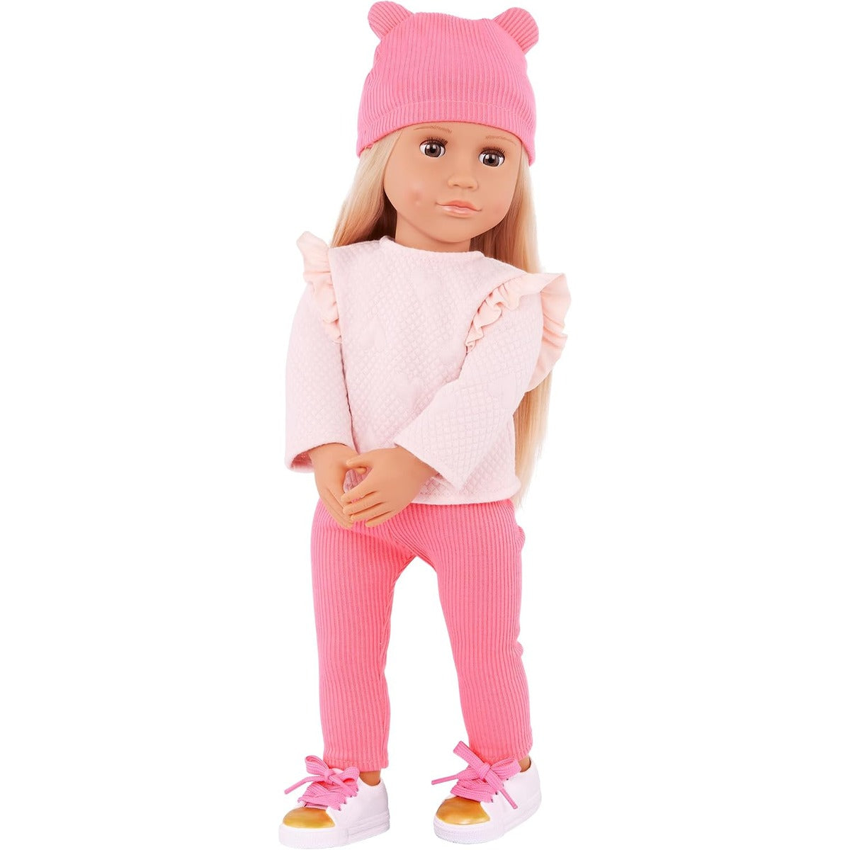 Our Generation Joyce Doll with Sweatsuit and Beanie Hat, Multicolor