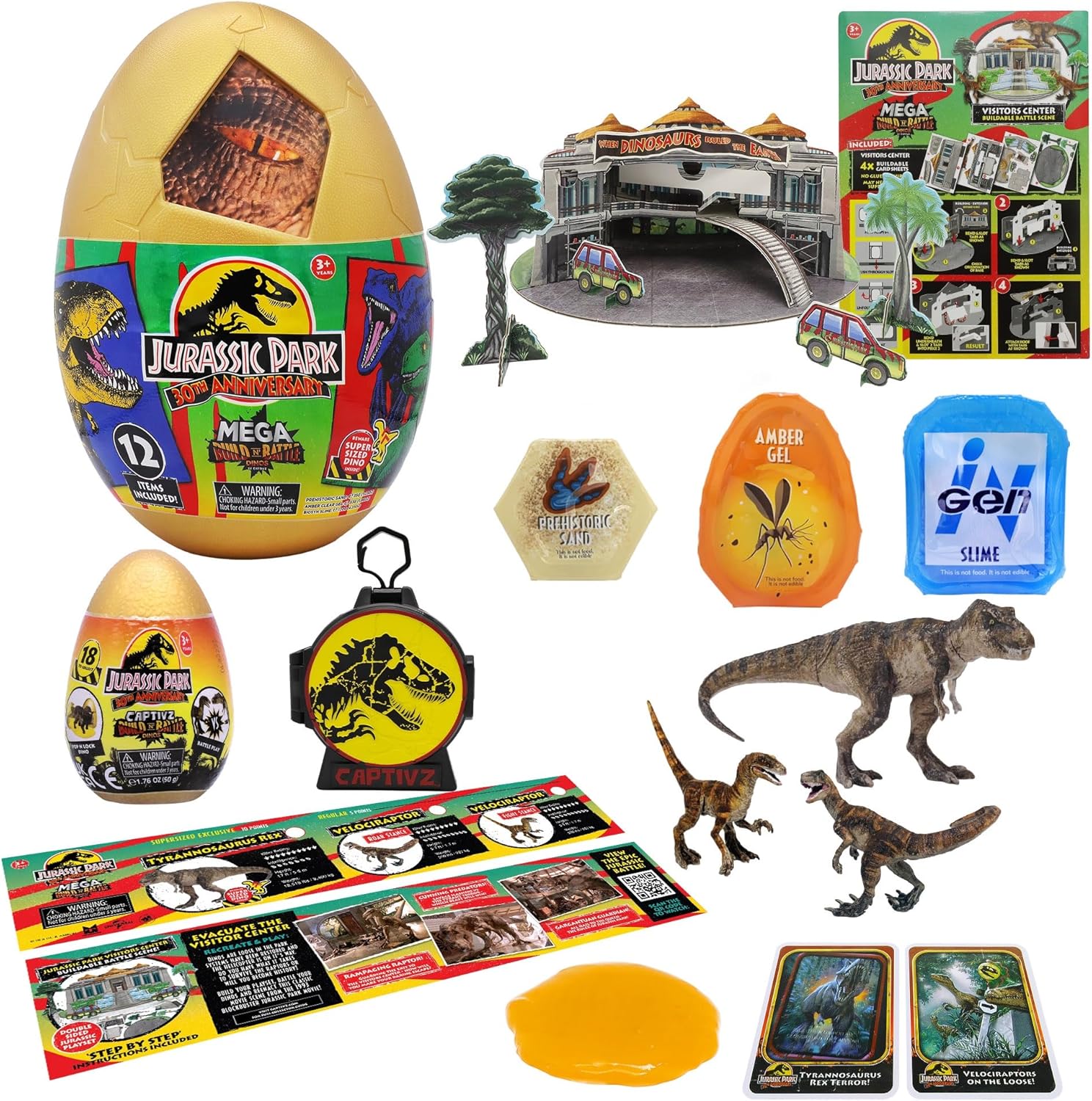 CAPTIVZ Jurassic Park 30thAnniversary MEGA Egg