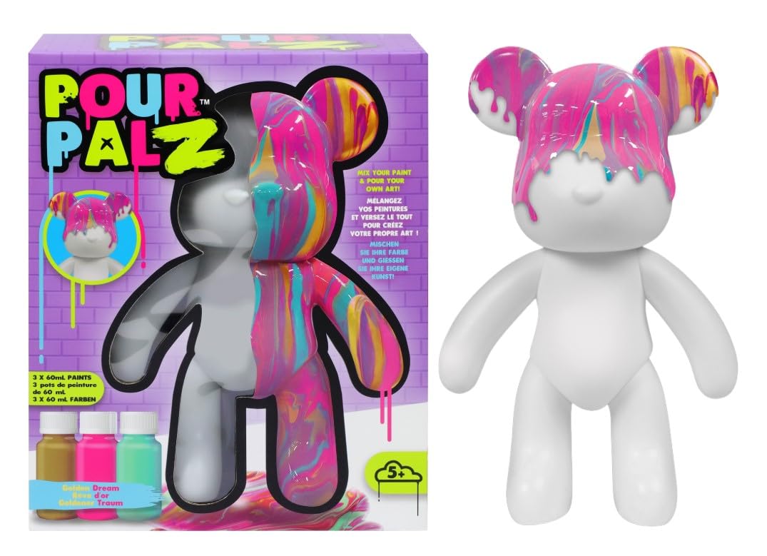 Pour Palz DIY Paint Bear W1 Golden Dream - 40ml Version