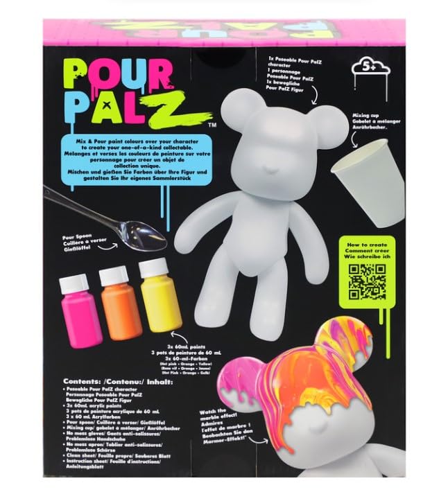 Pour Palz DIY Paint Bear W1 Golden Dream - 40ml Version