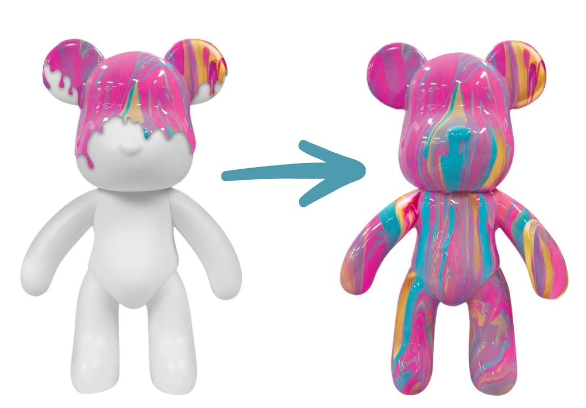 Pour Palz DIY Paint Bear W1 Golden Dream - 40ml Version