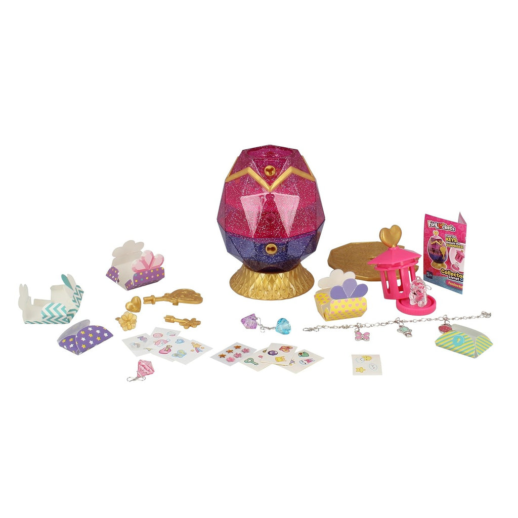 FUNLOCKETS -My Secret Jewellery Box, S21220FR1, Pink, Purple, Gold, Mini