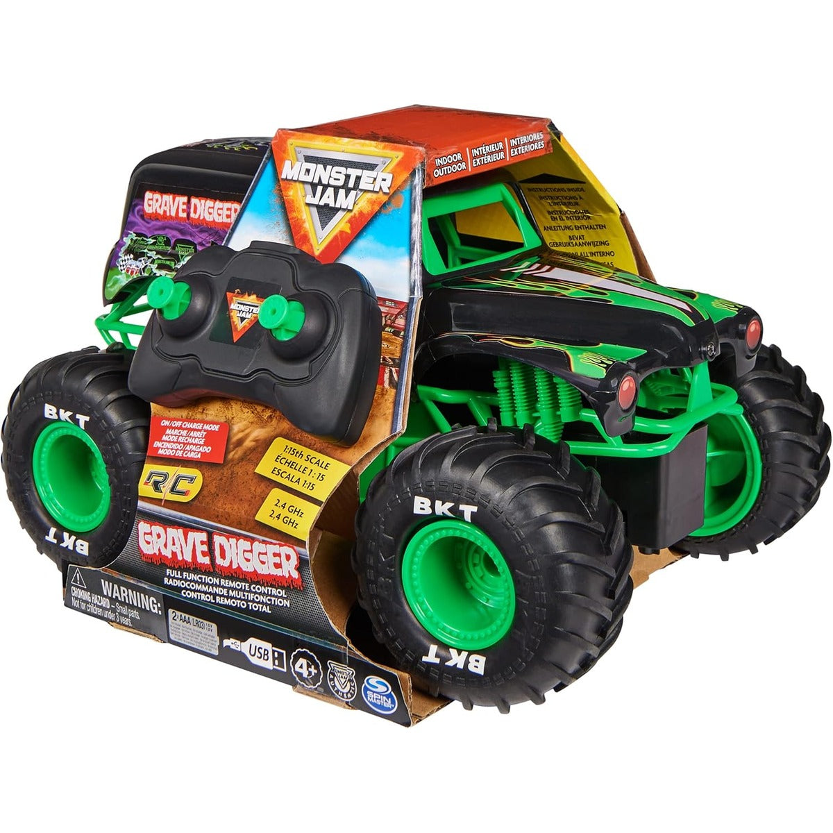 Monster Jam RC Truck 1:15 - Grave Digger