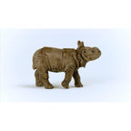 Schleich Wild Life Realistic Baby Indian Rhinoceros Figurine