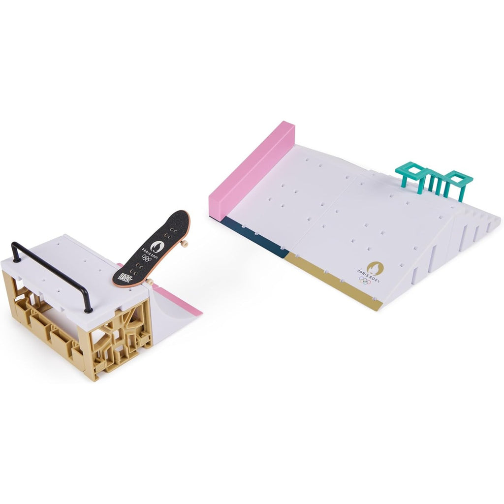 Tech Deck, Shane O'Neill's Olympic Games Paris 2024 Ramp Customizable X-Connect Park Creator Playset & Exclusive Fingerboard, Kids Toy for Ages 6+