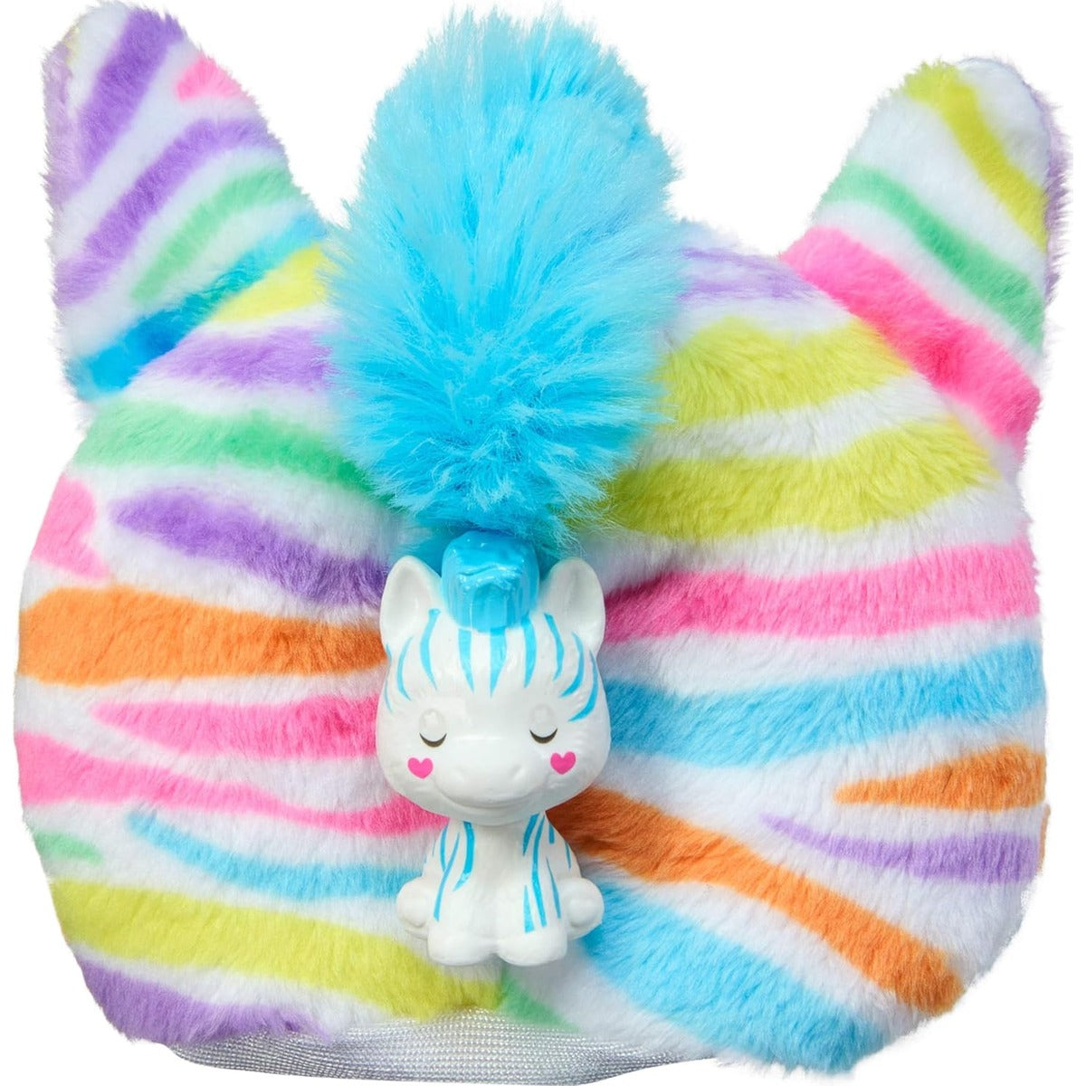 Barbie Cutie Reveal Doll & Accessories, Color Dream Series, Rainbow Zebra Costume & 10 Surprises Including Color Change