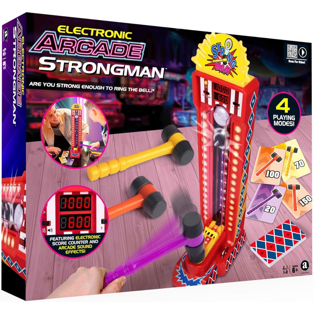 #winning Electronic Arcade Strongman Desktop High Striker Strength Tester Game