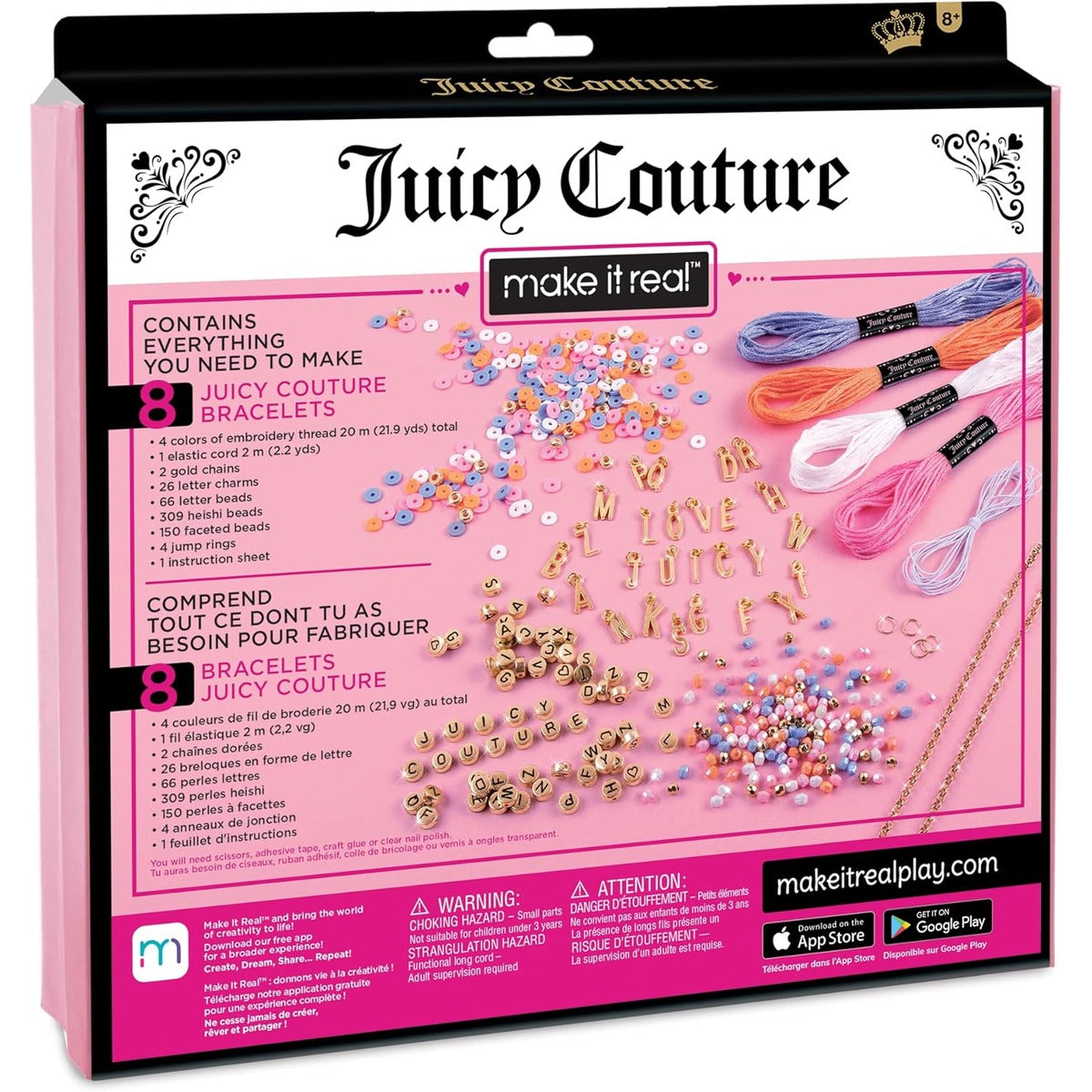 Make It Real - Juicy Couture Love Letters Bracelet Making Kit - Kids