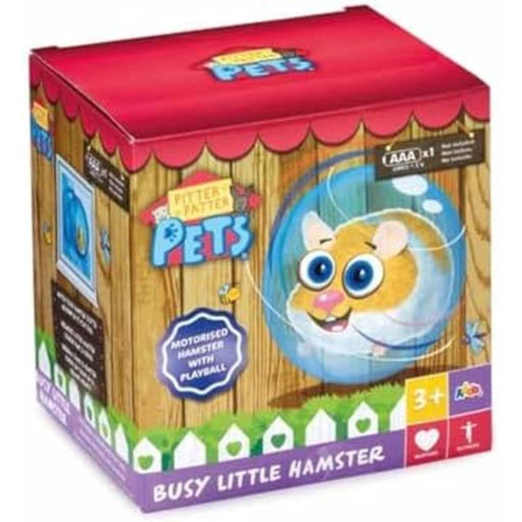 Pitter Patter Pets Busy Little Hamster Electronic Pet For Children From 3 Years Kids Toys Hamster Ball Electronic Pets Toy Hamster Toy Hamster In Ball Hamster Toy For Kids Hamster Teddy Gift