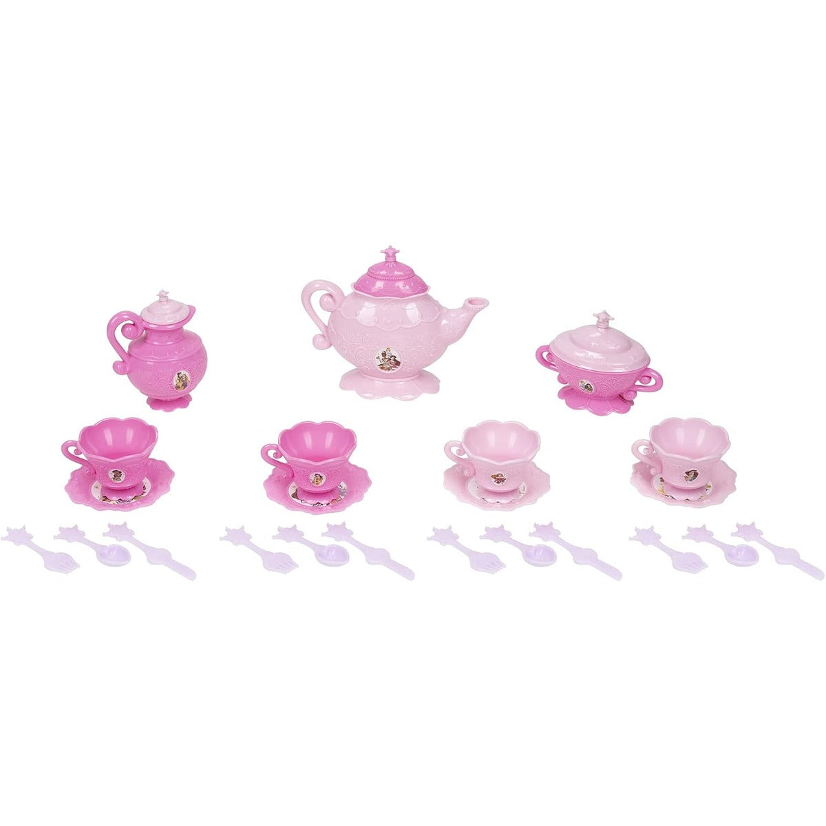 Disney Princess Dinnerware Set 26 Piece, Multicolor