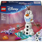 LEGO | Disney Frozen Olaf and Bruni's Picnic Fun Toy - Snowman Figure w/a Picnic Blanket & Accessories - DIY Bedroom