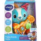 VTech Baby Puppy Sounds Guitar, Interactive Musical Toy, for Boys & Girls from 3, 6, 12, 24 + Months, English Version