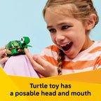 LEGO® Creator 3 in 1 Turtle with a Water Lily Flower 31377 Animal Toy - Building Set with 3 Build Options, Turtle, Chameleon or Frog - Animal Figures for Kids Aged 7+ - Toy for Girls and Boys