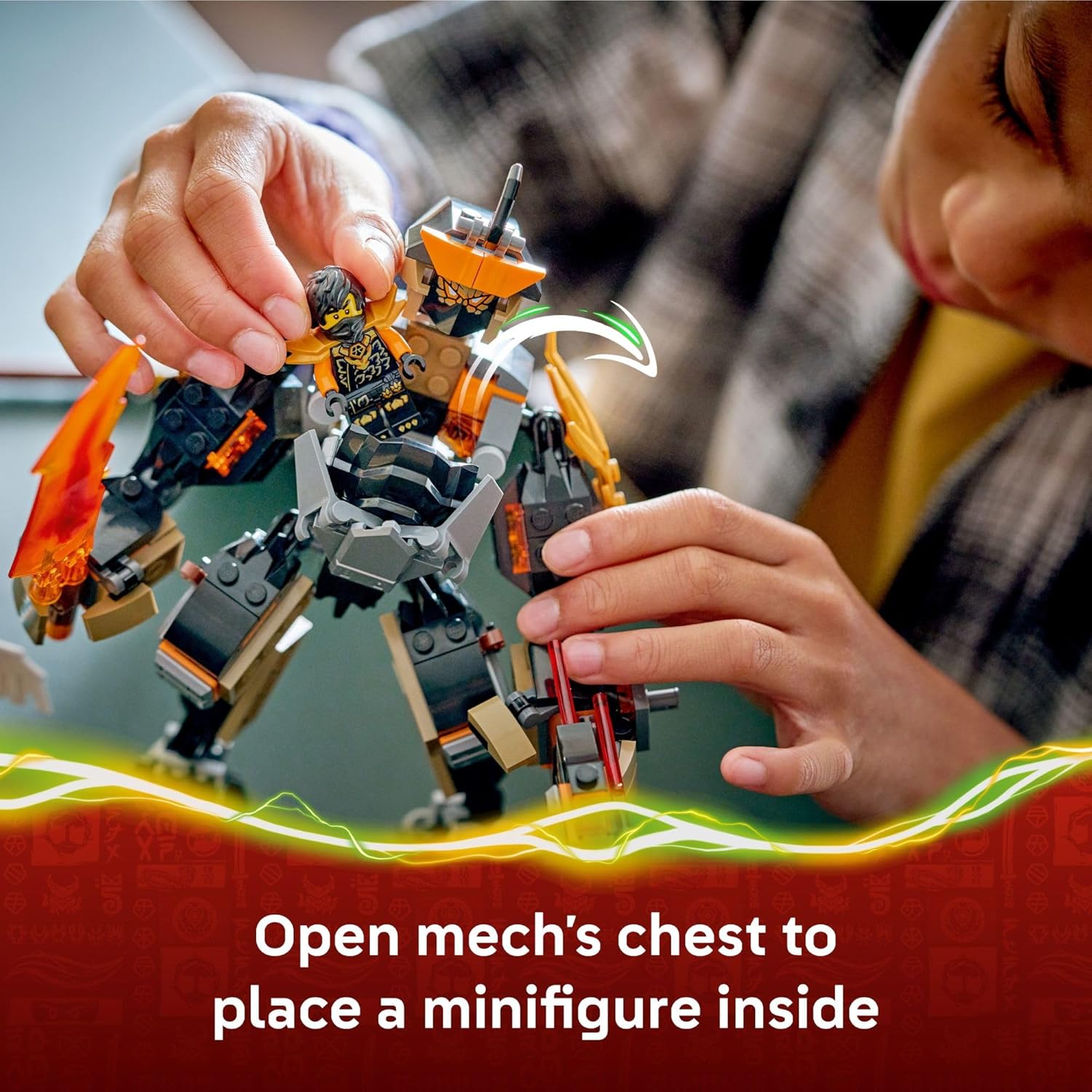 LEGO NINJAGO Cole’s Mission Mech &amp; Dragon Zane Building Toy for Boys, Girls &amp; Kids, Ages 7+ - Poseable Mech W/Cole, Acid Monster, &amp; Zane Minifigures for Pretend Play - Gift Idea for Birthdays - 71854