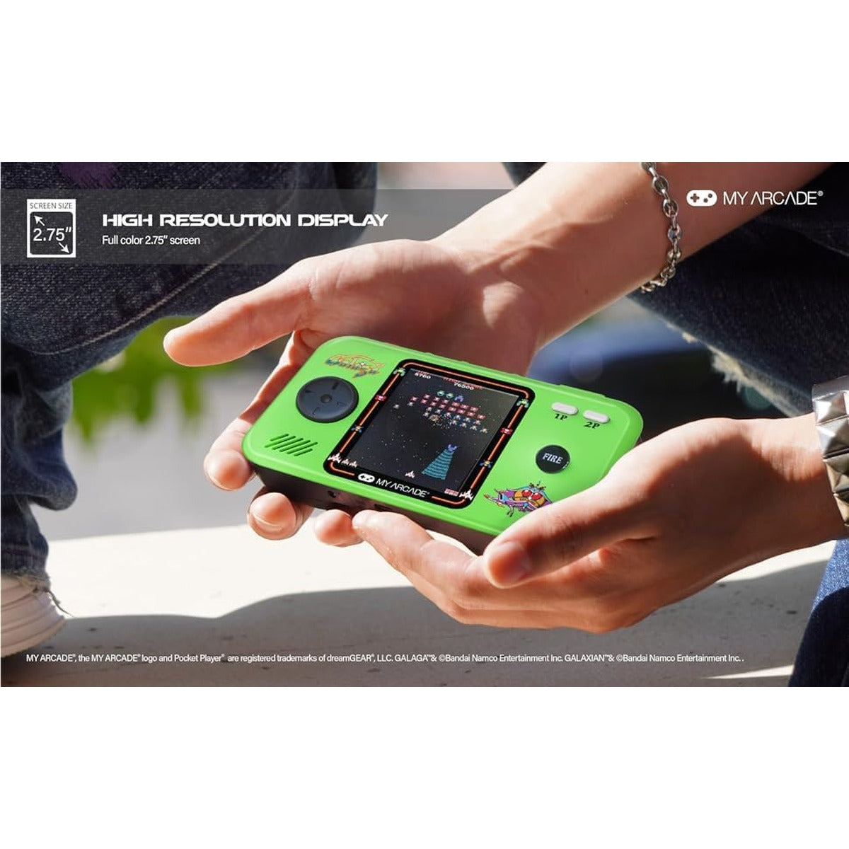 My Arcade Galaga/Galaxian Pocket Player Pro: Portable Video Game
