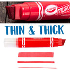 Crayola Project: XL Poster Marker, Red Single ct