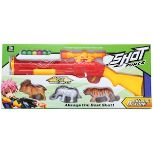 Hip Shot Shuffle Blaster Toy Dart Blaster With 24 Darts