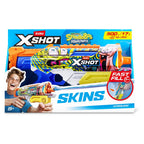 ZURU X-Shot Fast-Fill Skins Spongebob Hyperload S1 Water Blaster (6Pcs