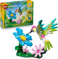 LEGO Creator 3 in1 Wild Animals: Colorful Hummingbird Building Toy for Girls, Boys, &amp; Kids, Ages 8+ - Build a Bird, Butterfly, or Tropical Fish - Gift Idea for Birthdays - 31384