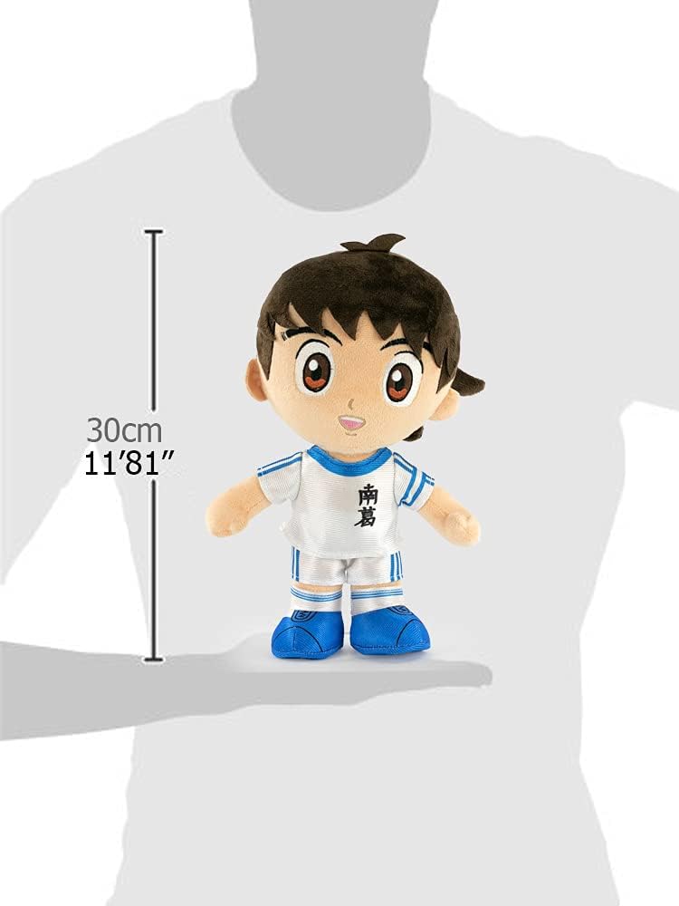 Captain Tsubasa - 30 cm plush toys of The main characters, Tsubasa Ohzora, Genzo Wakabayashi, Kojiro Hyuga, Ryo Ishizaki collector's edition - super soft quality (30 cm, Tsubasa Ohzora)