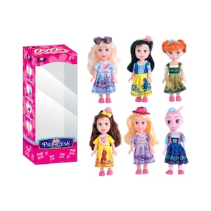 Princess Biancaneve Con Cavallo Fashion Doll Blue 30cm
