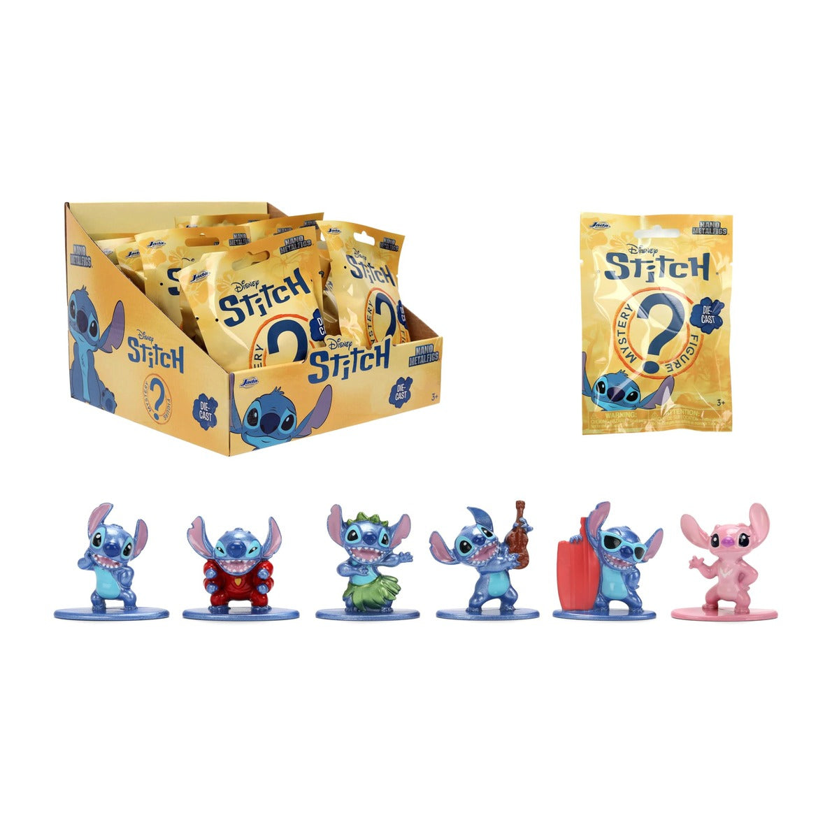 Jada About Surprise Nano Stitch Figure, 6 Assorted W3