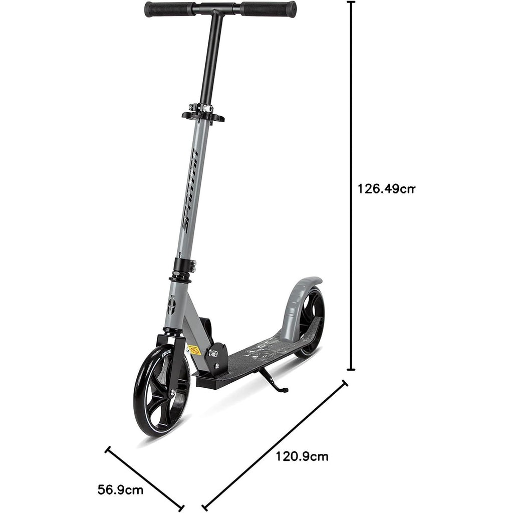 Spartan Edge 200 mm Folding Kick Scooter for Kids & Teens SP-7006 - Big PU Wheels, ABEC-7 Performance Bearings