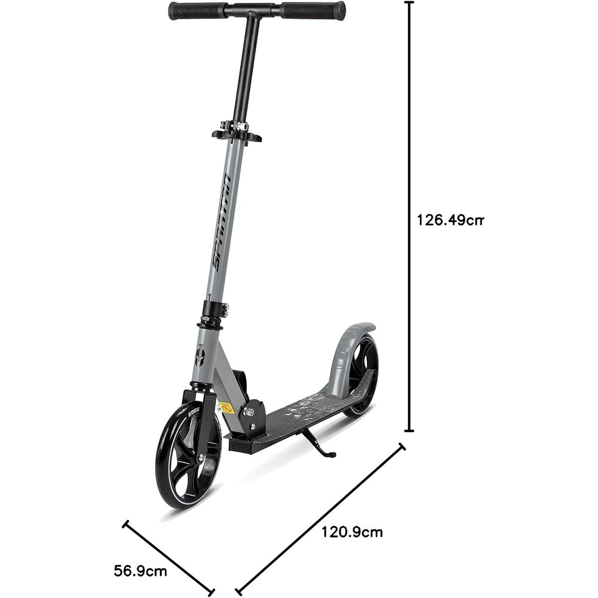 Spartan Edge 200 mm Folding Kick Scooter for Kids & Teens SP-7006 - Big PU Wheels, ABEC-7 Performance Bearings