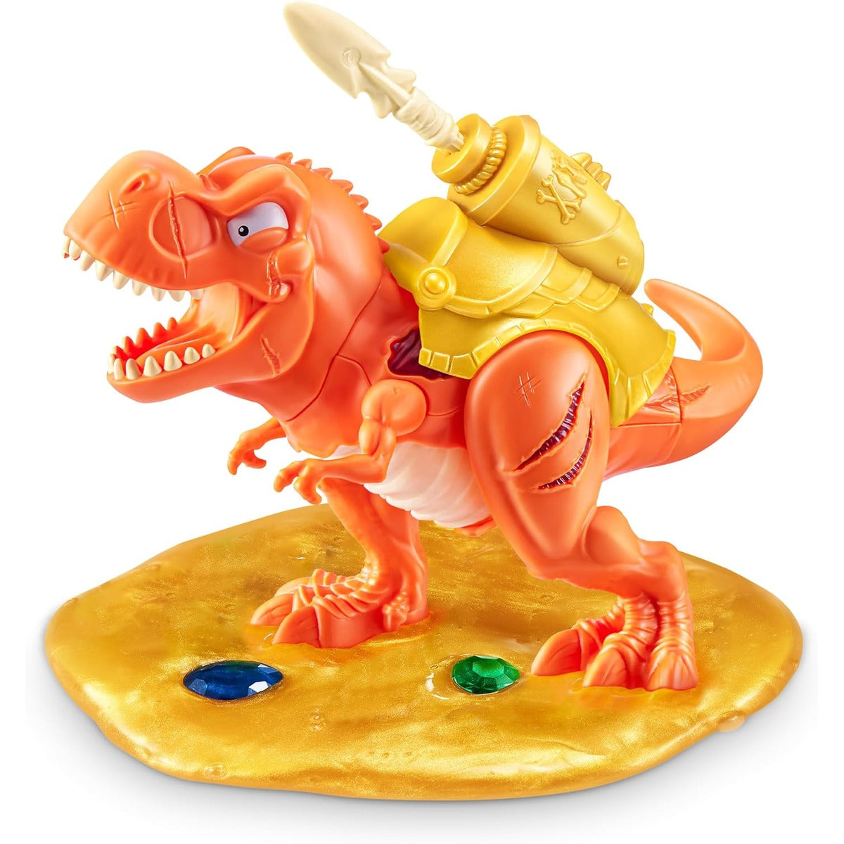 ZURU SMASHERS 74123A (Orange) Smashers Dino Island Gold Treasure Hunt by Zuru, Giant (31.6 cm)