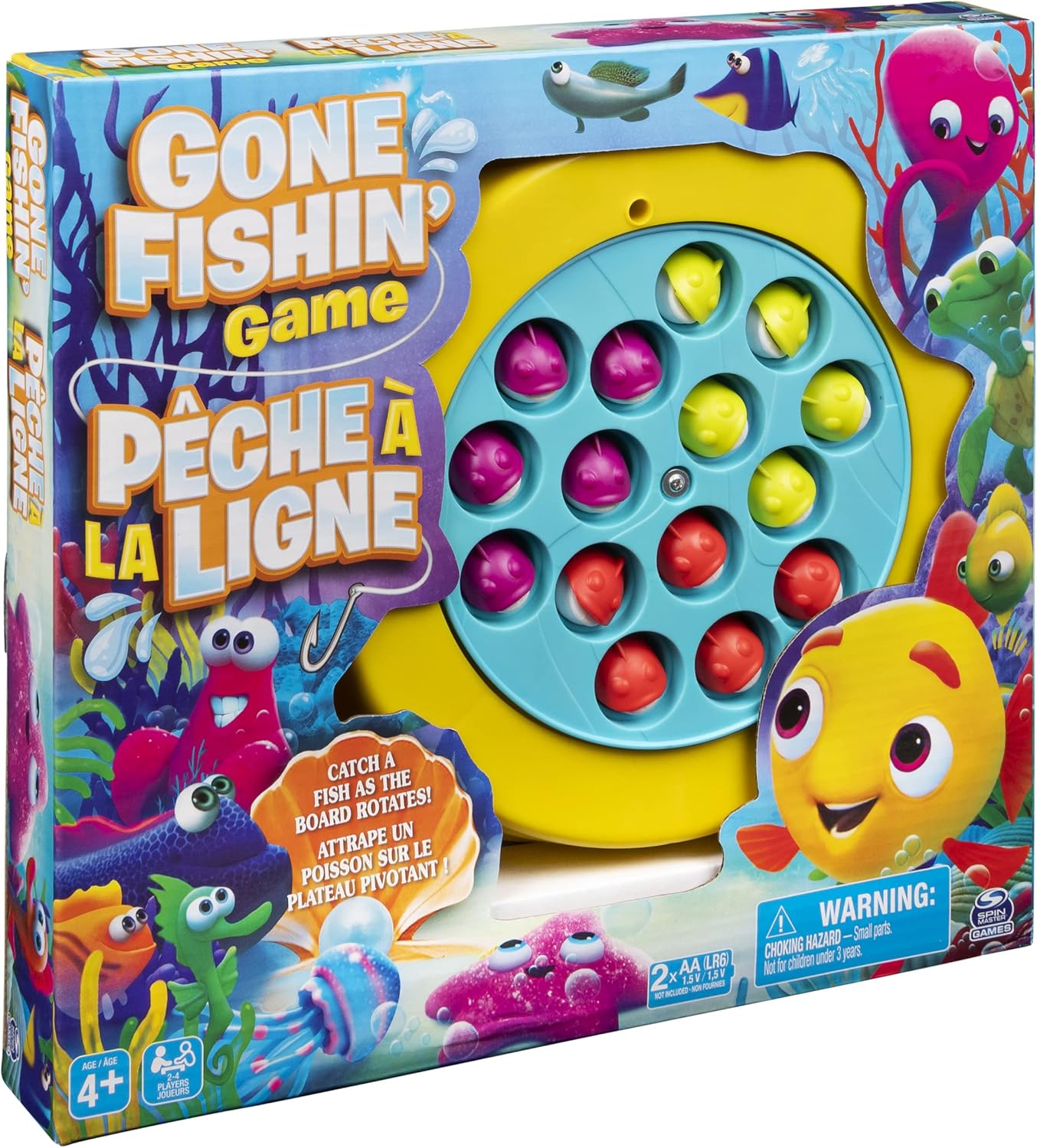 Spin Master Games 6061501 Gone Fishing Board Game for Kids and Families
