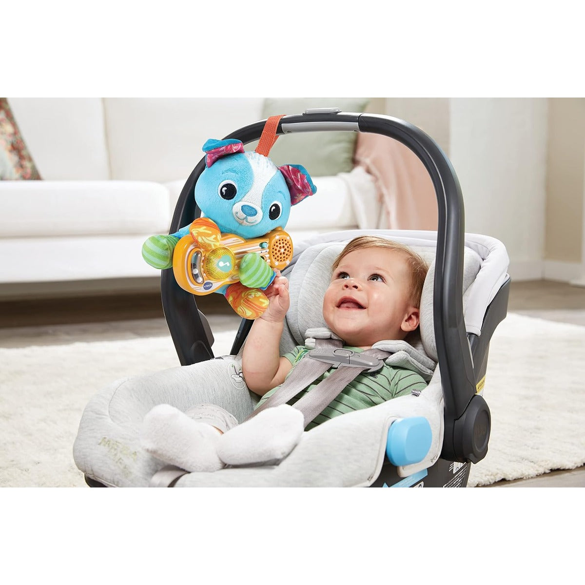 VTech Baby Puppy Sounds Guitar, Interactive Musical Toy, for Boys & Girls from 3, 6, 12, 24 + Months, English Version
